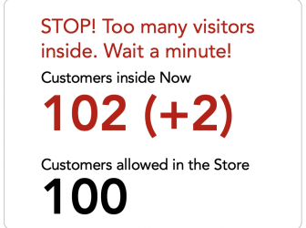 Realtime Occupancy project to help visitors decide if premises are safe for COVID-19